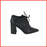 CRISTINA MILLOTTI scarpe donna allacciata tacco 8 AR1527 NAPPA NERO inverno 2021