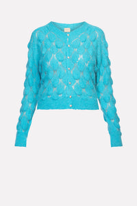 Thumbnail for SISTE'S cardigan donna girocollo bottoni 04S9700M44 04.0169 OCEANO inverno 2021