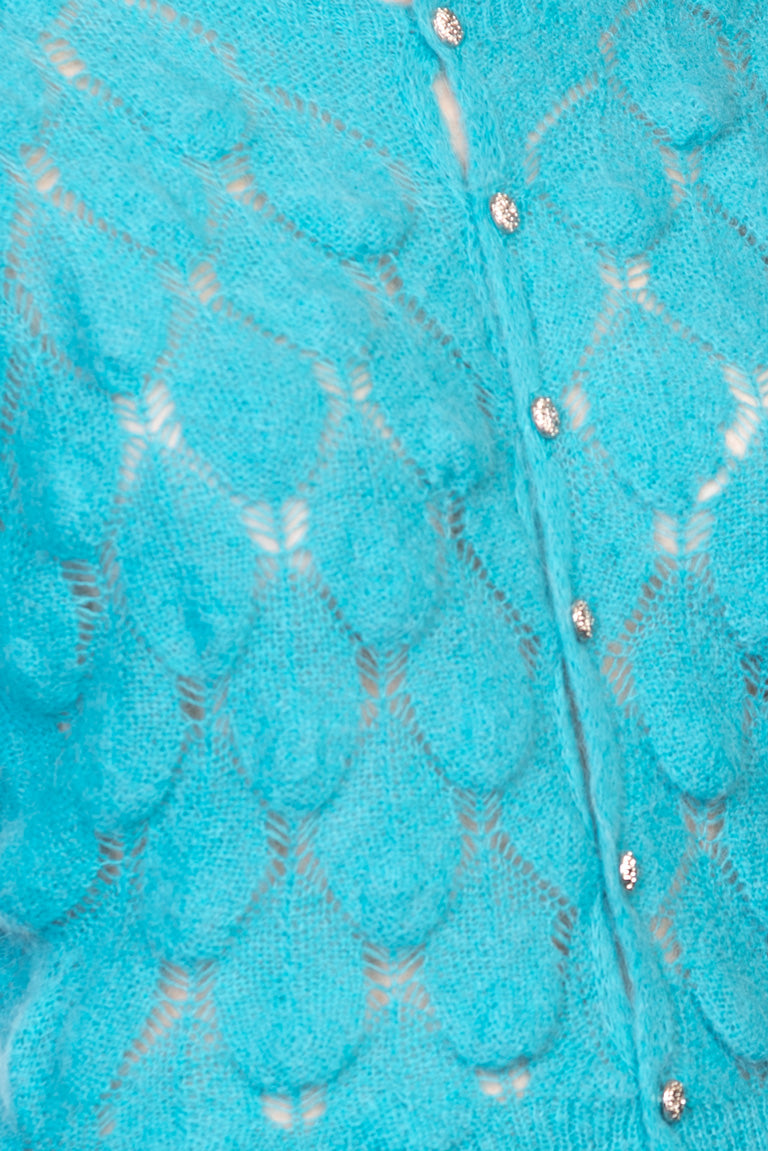 SISTE'S cardigan donna girocollo bottoni 04S9700M44 04.0169 OCEANO inverno 2021