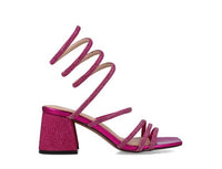 Thumbnail for MENBUR sandali donna alla schiava strass tacco 6 23786 0033 FUCSIA estate 2023