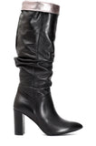 CAFèNOIR stivali donna nappa tacco alto HLF416 010 NERO inverno 2019