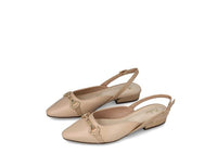 Thumbnail for MENBUR sandali donna slingback tacco basso 23819 0087 PIEDRA BEIGE estate 2023