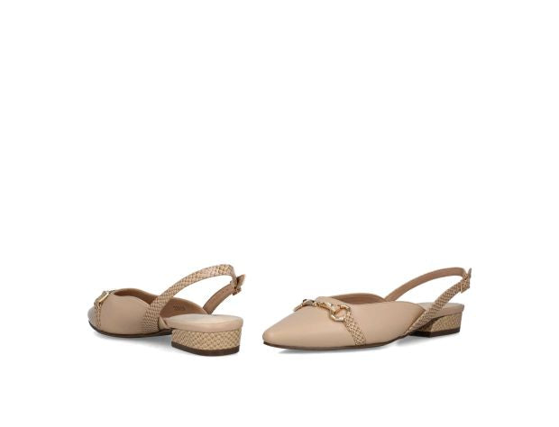 MENBUR sandali donna slingback tacco basso 23819 0087 PIEDRA BEIGE estate 2023