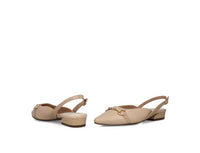 Thumbnail for MENBUR sandali donna slingback tacco basso 23819 0087 PIEDRA BEIGE estate 2023