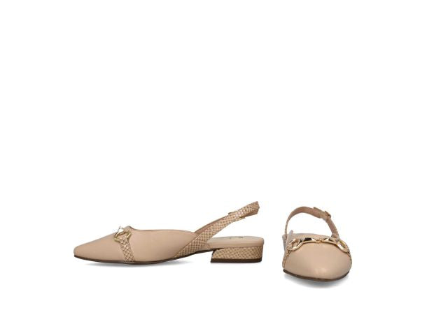 MENBUR sandali donna slingback tacco basso 23819 0087 PIEDRA BEIGE estate 2023