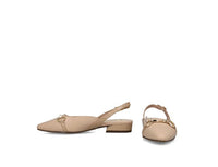 Thumbnail for MENBUR sandali donna slingback tacco basso 23819 0087 PIEDRA BEIGE estate 2023