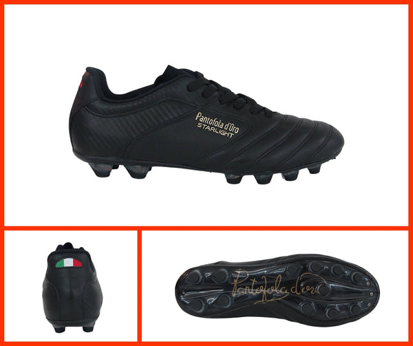 PANTAFOLA D'ORO scarpe calcio STARLIGHT LC FG PC2901-02CN 01 NERO settembre 2020